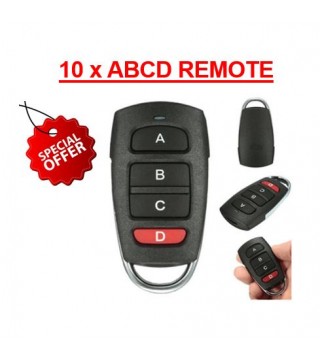 10 x ABCD Universal Remote Control UAE