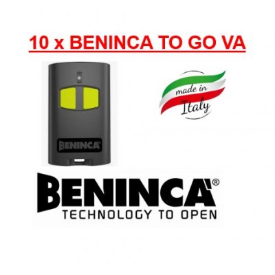 10 x Beninca TO GO 2VA Remote Controls in UAE