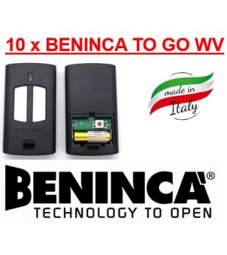 10 x BENINCA TO GO WV Remote Control UAE