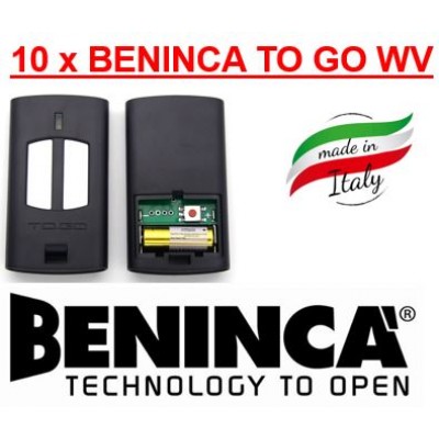 10 x BENINCA TO GO WV Remote Controls in UAE