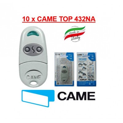 10 x CAME TOP 432NA Remote Controls in UAE