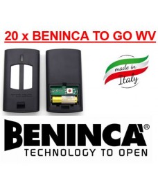 20 x BENINCA TO GO WV Remote Controls in UAE