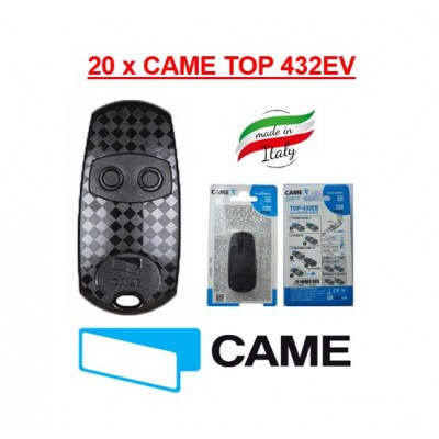 20 x CAME TOP 432EV Remote Controls in UAE