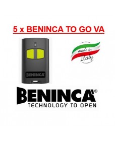 5 x Beninca TO GO 2VA Remote Controls in UAE