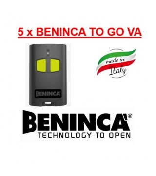 5 x Beninca TO GO 2VA Remote Control UAE