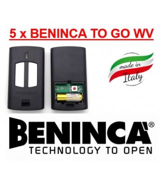 5 x BENINCA TO GO WV Remote Control UAE