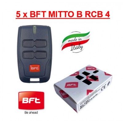 5 x BFT MITTO B RCB 4 Remote Controls in UAE
