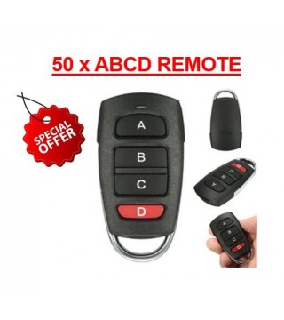 50 x ABCD Universal Remote Control UAE