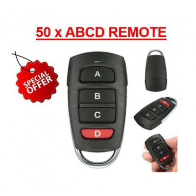 50 x ABCD Remote Remote Controls in UAE