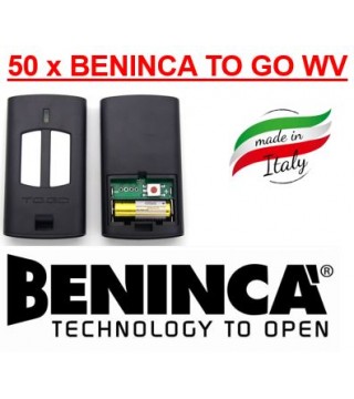 50 x BENINCA TO GO WV Remote Control UAE