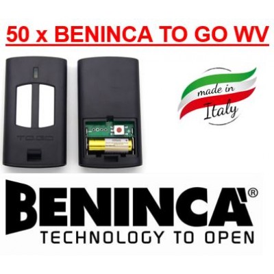 50 x BENINCA TO GO WV Remote Controls in UAE